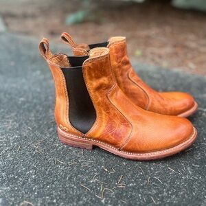 BED|STU Women's Chelsea Ankle Boots - Cognac Brown Leather